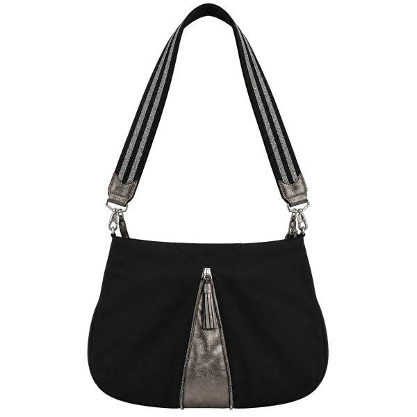 Stella & Dot Work Hard Play Hard Crossbody Bag Black
