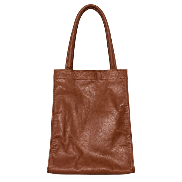 Vintage Betancourt Leather Tote Bag Brown Shopper
