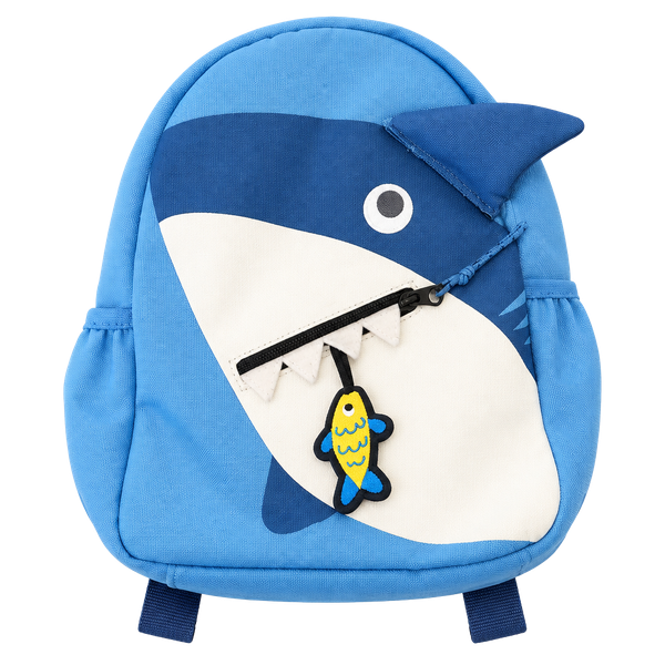 Target Shark Mini Backpack Toddler Kids Blue Fish Zipper