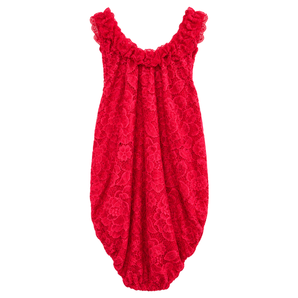 Bailey'S Blossoms Red Lace Bodysuit Size 4T 