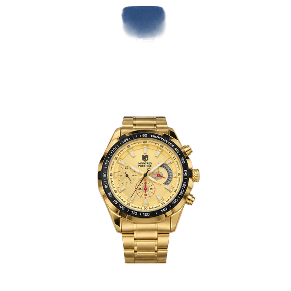 Montres Prestige Chronograph Gold-Tone Watch