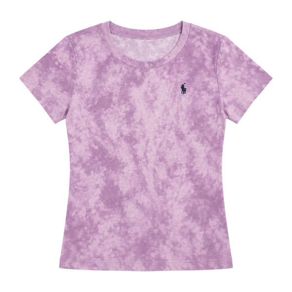 abercrombie kids Tie Dye T-Shirt Size 9/10 Purple Short Sleeve Crewneck