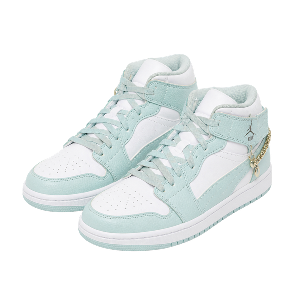 
3 youth size Puma Rebound Layup Charm Blue White Sneakers