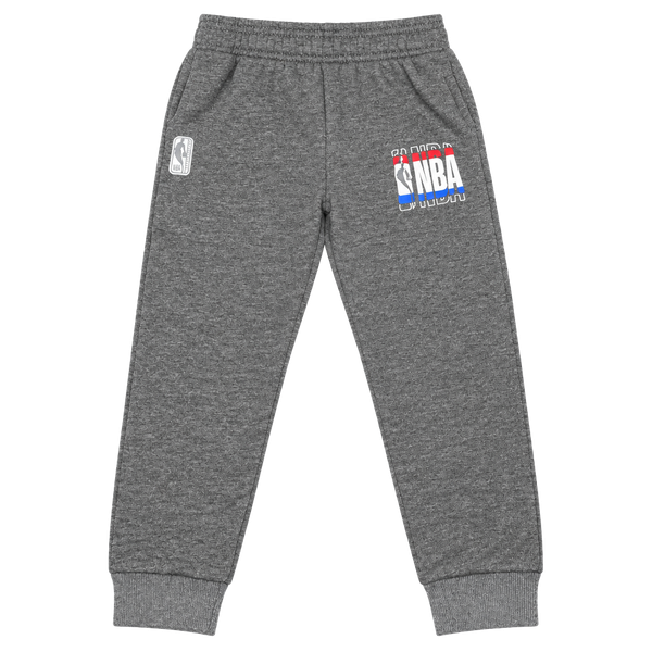 NBA Jogger Sweatpants Size 4T Gray Logo Toddler
