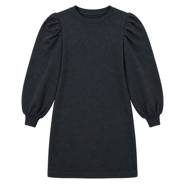 Prologue Puff Sleeve Sweatshirt Dress Size XS Black