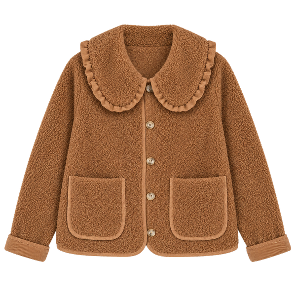 Stoodh Medium Collared Sherpa Jacket, NWT