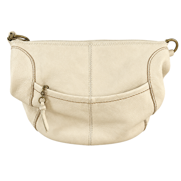 The Sak Iris Leather Hobo Bag Cream