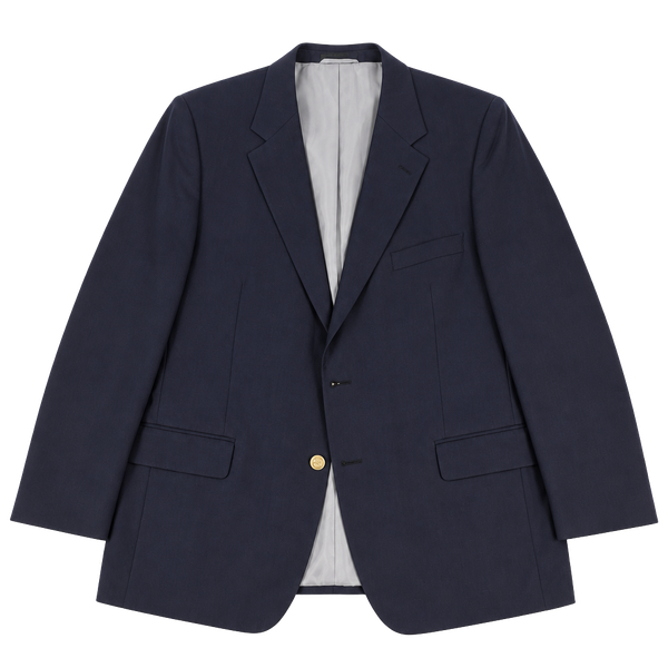 Mappelli de Milano 100% Wool Navy Blue Blazer Sport Coat Gold Buttons Size 48R