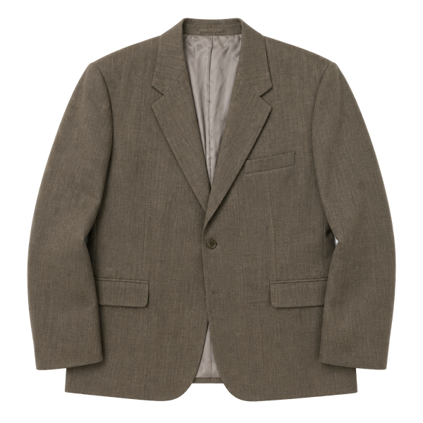 Lauren Ralph Lauren Tan Brown Silk Wool Blazer Sport Coat Size 52R
