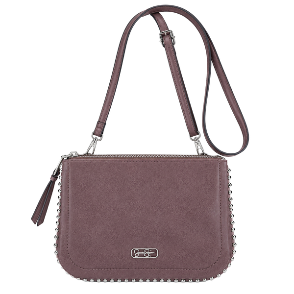 Jessica Simpson Camille Crossbody Brown Studded Handbag
