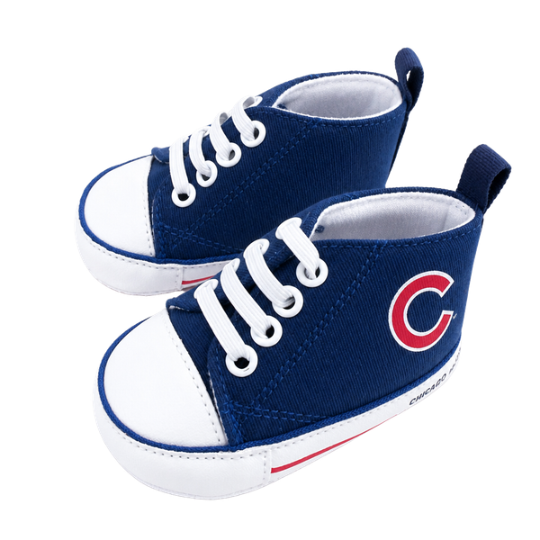 Baby Fanatic Chicago Cubs Infant Pre-Walker High-Top Shoes Size 0-6 Months Blue