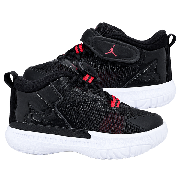 Jordan Zion 1 TD Size 4C Black Bright Crimson White Sneakers