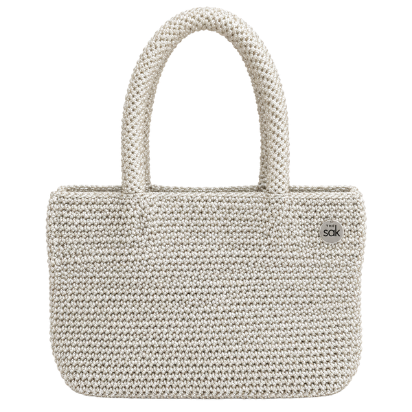 The Sak Crochet Knit Handbag Off-White