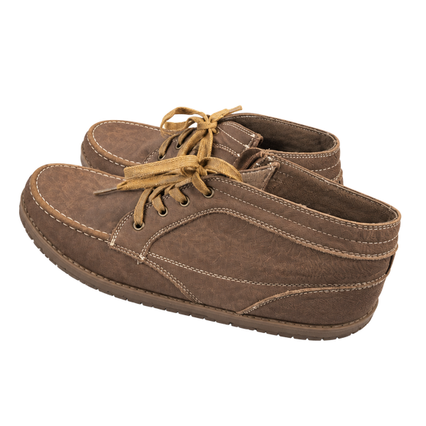 The Children's Place Boys Lace Up Boots Size 6 Brown Moc Toe Ankle