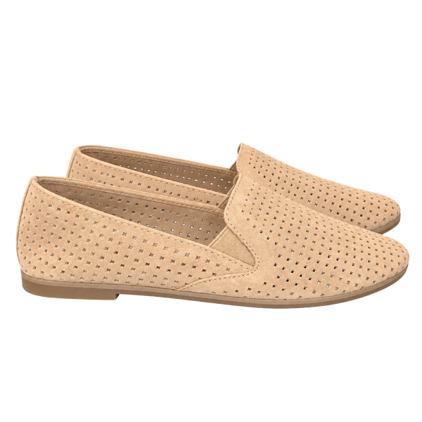 Lucky Brand Cadyn Loafers Size 9 Tan Suede Slip On Flats