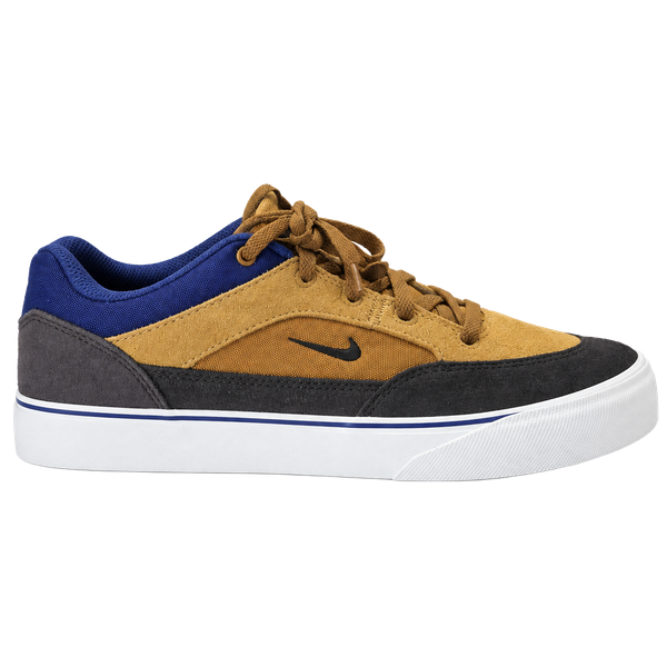 Nike SB Malor HF1205-700 Brown Blue Suede Skate Shoes Youth Size 6Y New