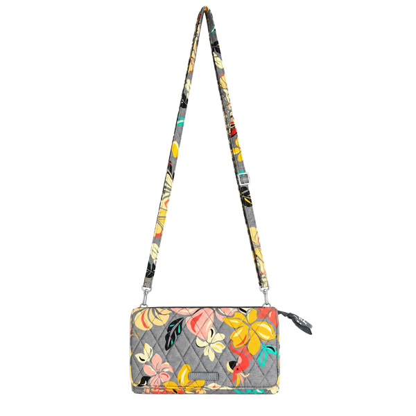 Vera Bradley Quilted RFID Crossbody Wallet Coastal