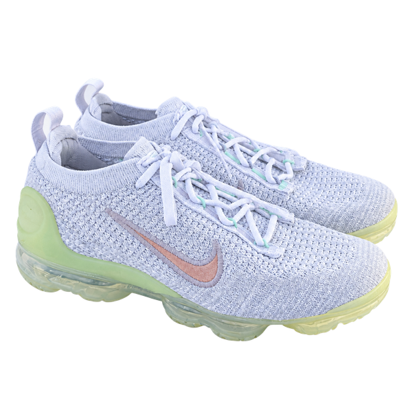 Nike Air VaporMax 2021 Flyknit GS Size 4Y Pure Platinum Mint Foam