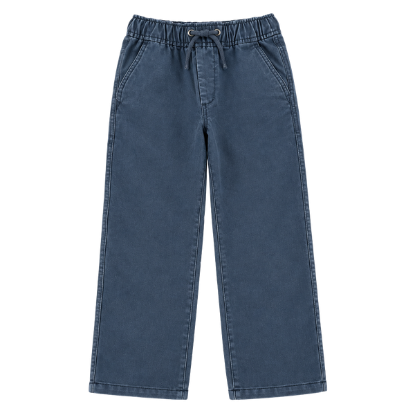 Gap Kids Pull-On Chino Pants Size (6-7) Navy Blue