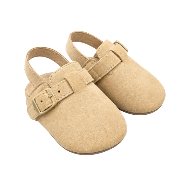 Maui Island Baby Clogs Size 4M Beige Buckle Slingback Shoes