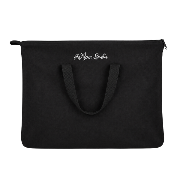 The Paper Studio Black Scrapbook Supply Tote Bag