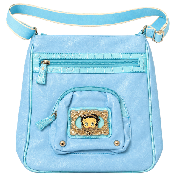 Betty Boop Blue Crossbody Bag
