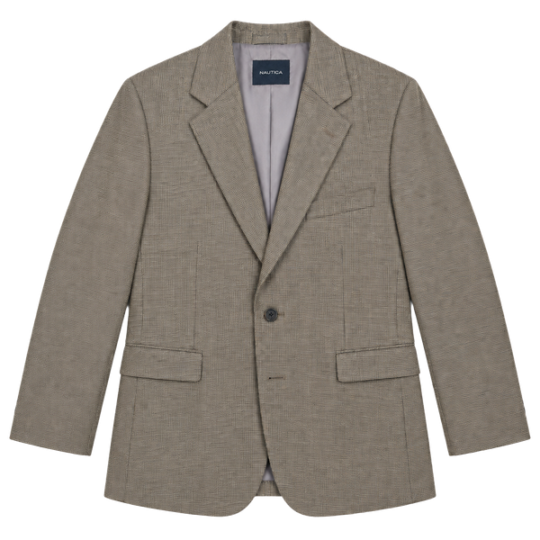 Nautica Sport Coat Size 40R Brown Wool Blazer