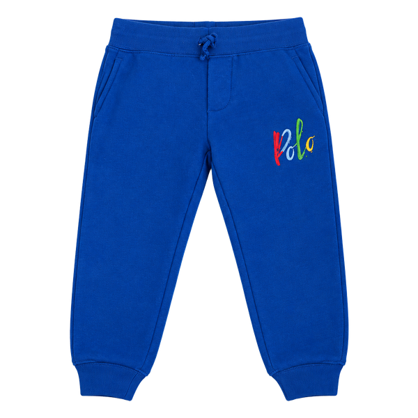 Polo Ralph Lauren Toddler Blue Ombre-Logo Double-Knit Jogger Pants Size 2