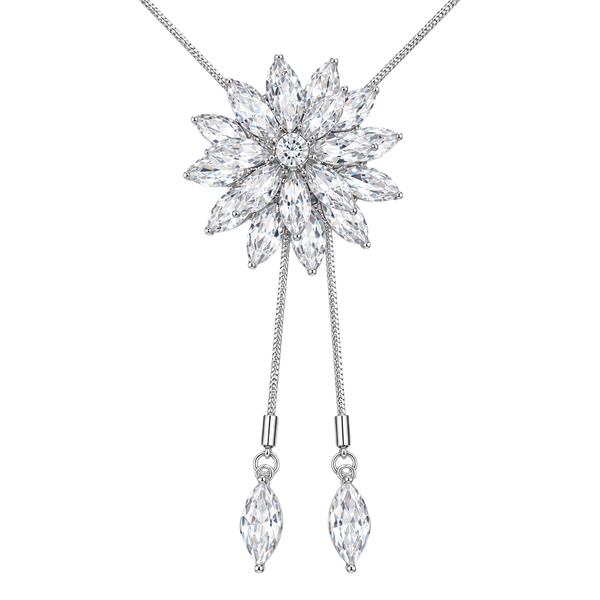 Crystal Flower Necklace