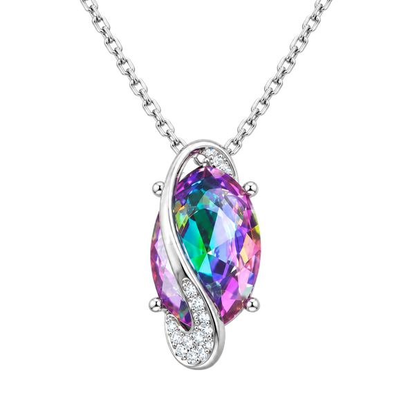 Mystic Topaz Pendant Necklace