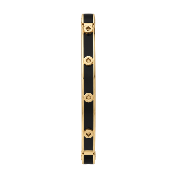 Kate Spade New York Clear Gold Enamel Bangle Bracelet