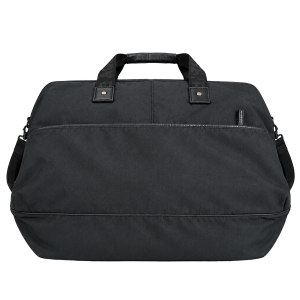 Salvatore Ferragamo Nylon Duffle Travel Bag Black Logo Strap