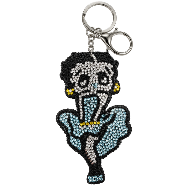 Betty Boop Full Body Bling Keychain 
