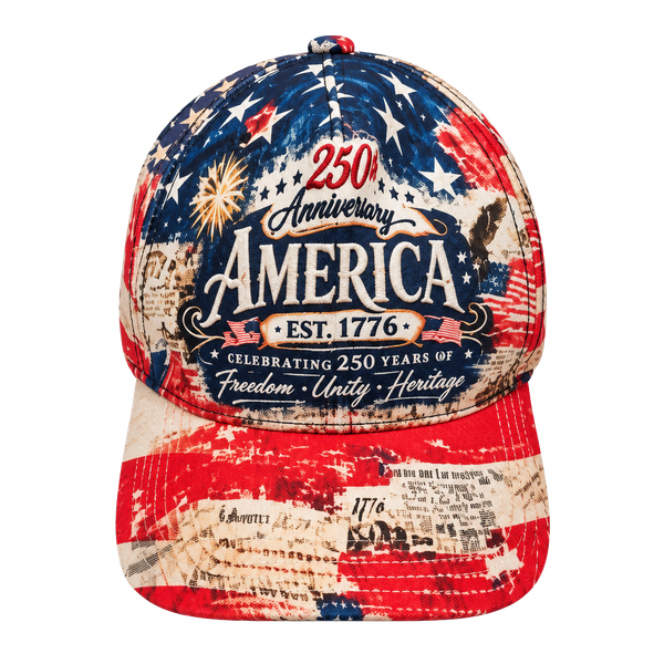 America 250th Anniversary Baseball Cap