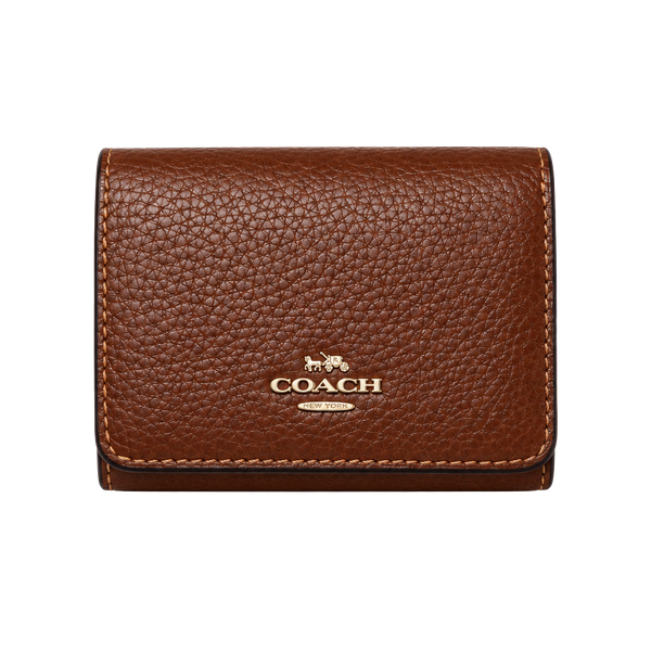 Coach Women's Signature Card Holder Wallet Brown