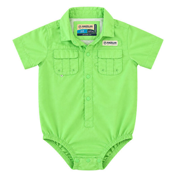 Magellan Outdoors Fish Gear Onesie Size 12-18 mo. Green