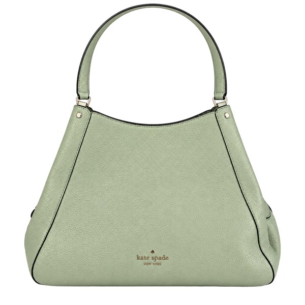 Kate Spade Leila Medium Triple Compartment Shoulder Bag Light Green