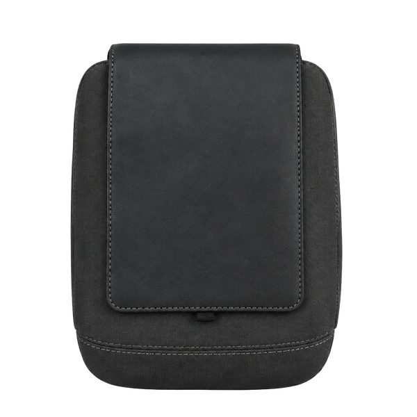 Derek Alexander FN2631 Leather Crossbody Bag Black