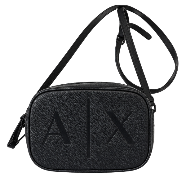Armani Exchange Black Logo Crossbody Bag