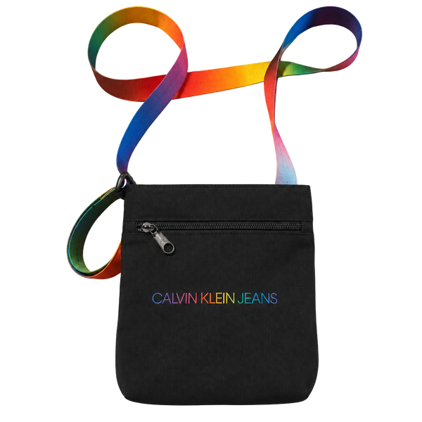 Calvin Klein Jeans Micro Flatpack Pride Crossbody Bag Black