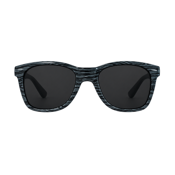 Vista Bianca Heather Gray Wood Grain Sunglasses