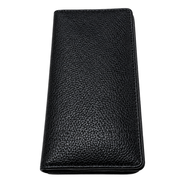 Coach Leather Zip Around Long Wallet Black
