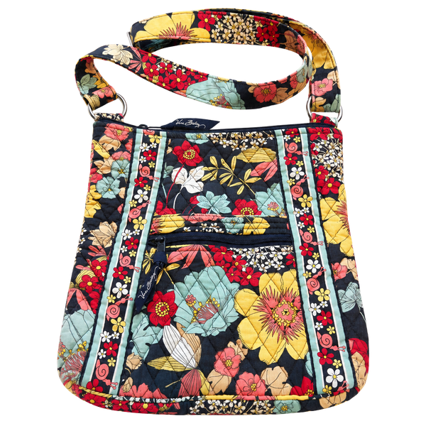 Vera Bradley Happy Snails Quilted Crossbody Hipster Bag