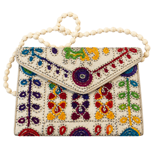 Artisan Handcrafted Crossbody Bag Boho Embroidered