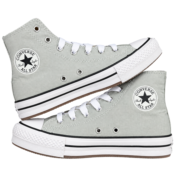 Converse CTAS EVA Lift Hi Size 5 Rainwashed Grey High Top Platform Sneakers