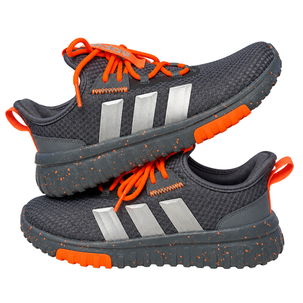 Adidas Kaptir 4.0 Size 5 Grey Orange Sneakers