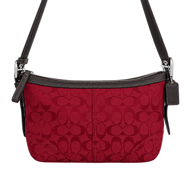 Coach Signature Sufflette Red Shoulder Crossbody Bag 12884