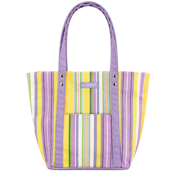 Longaberger Homestead Spring Parade Bow Tote Purse