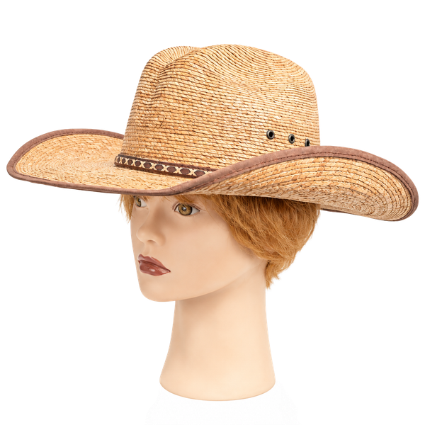 Resistol Genuine Mexican Palm Straw Cowboy Hat