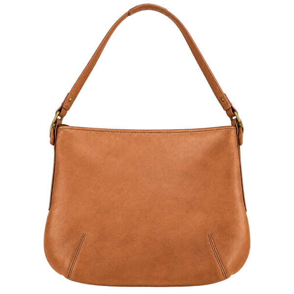 Vintage Coach Leather Hobo Shoulder Bag Brown Tan